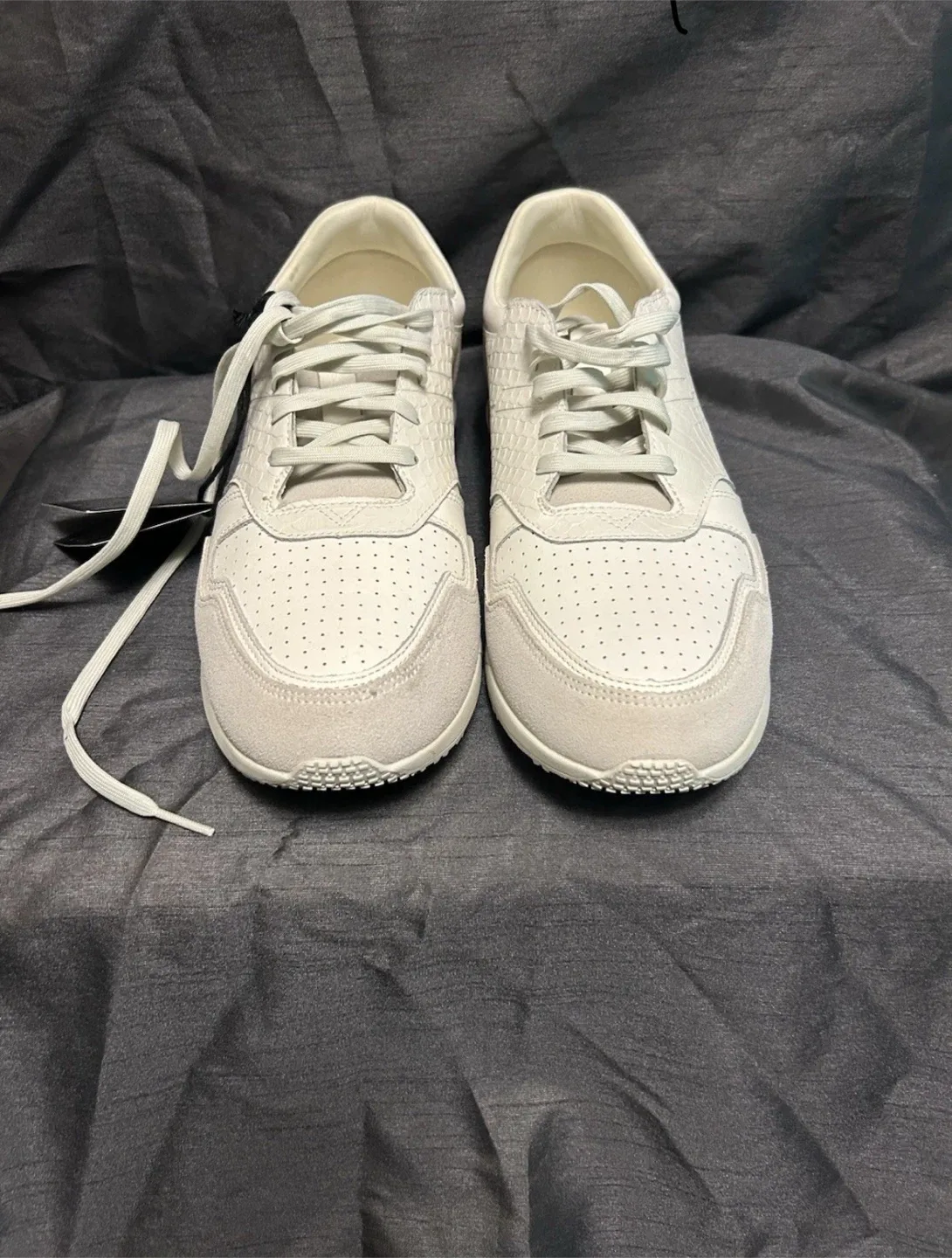 Diesel White Leather Sneakers thumbnail