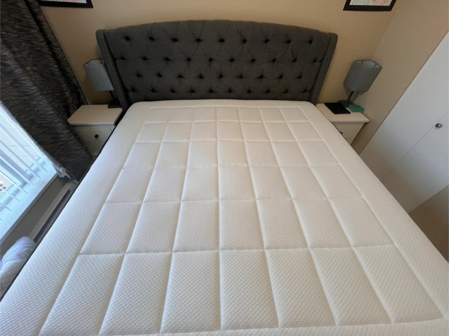 King size bad frame, mattress and box spring image indicator(8)