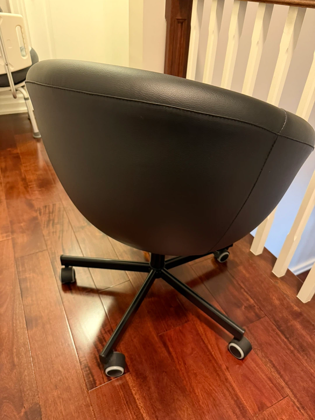 IKEA Black Swivel Office Chair - photo 2