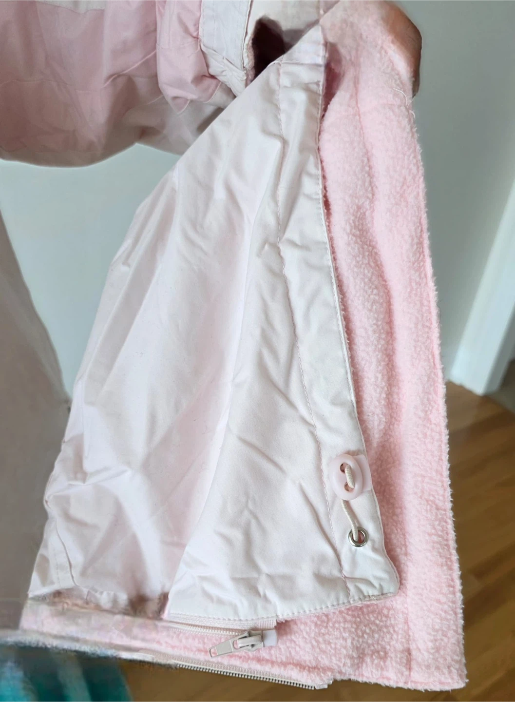 Pink REVERSIBLE Windbreaker Jacket in Size XXL - photo 5