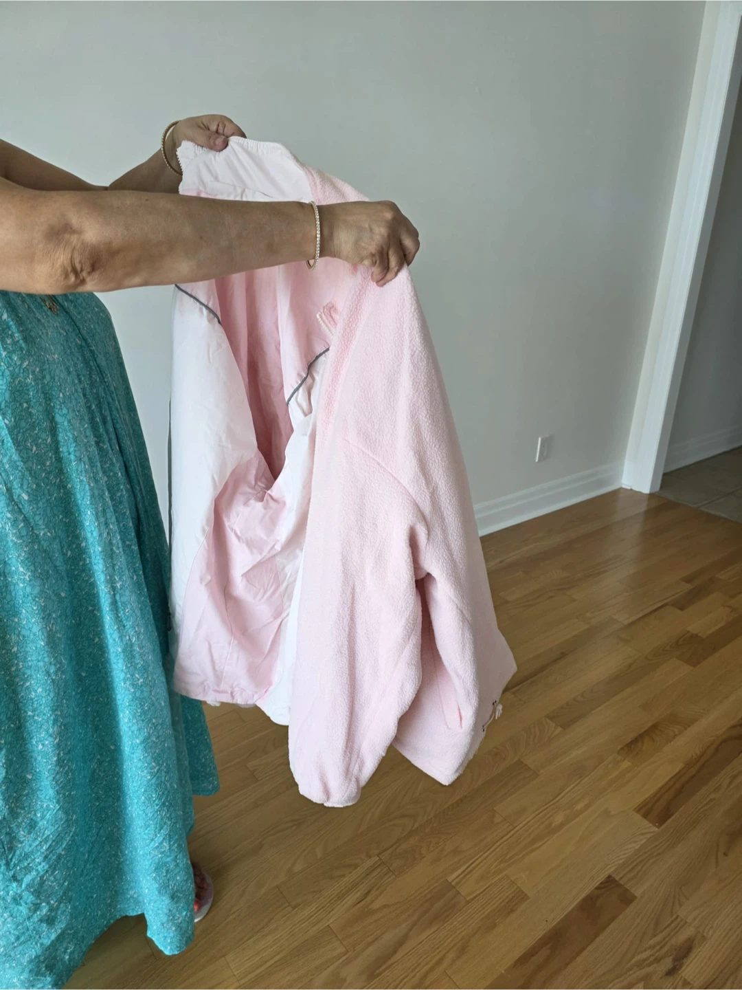 Pink REVERSIBLE Windbreaker Jacket in Size XXL - photo 3