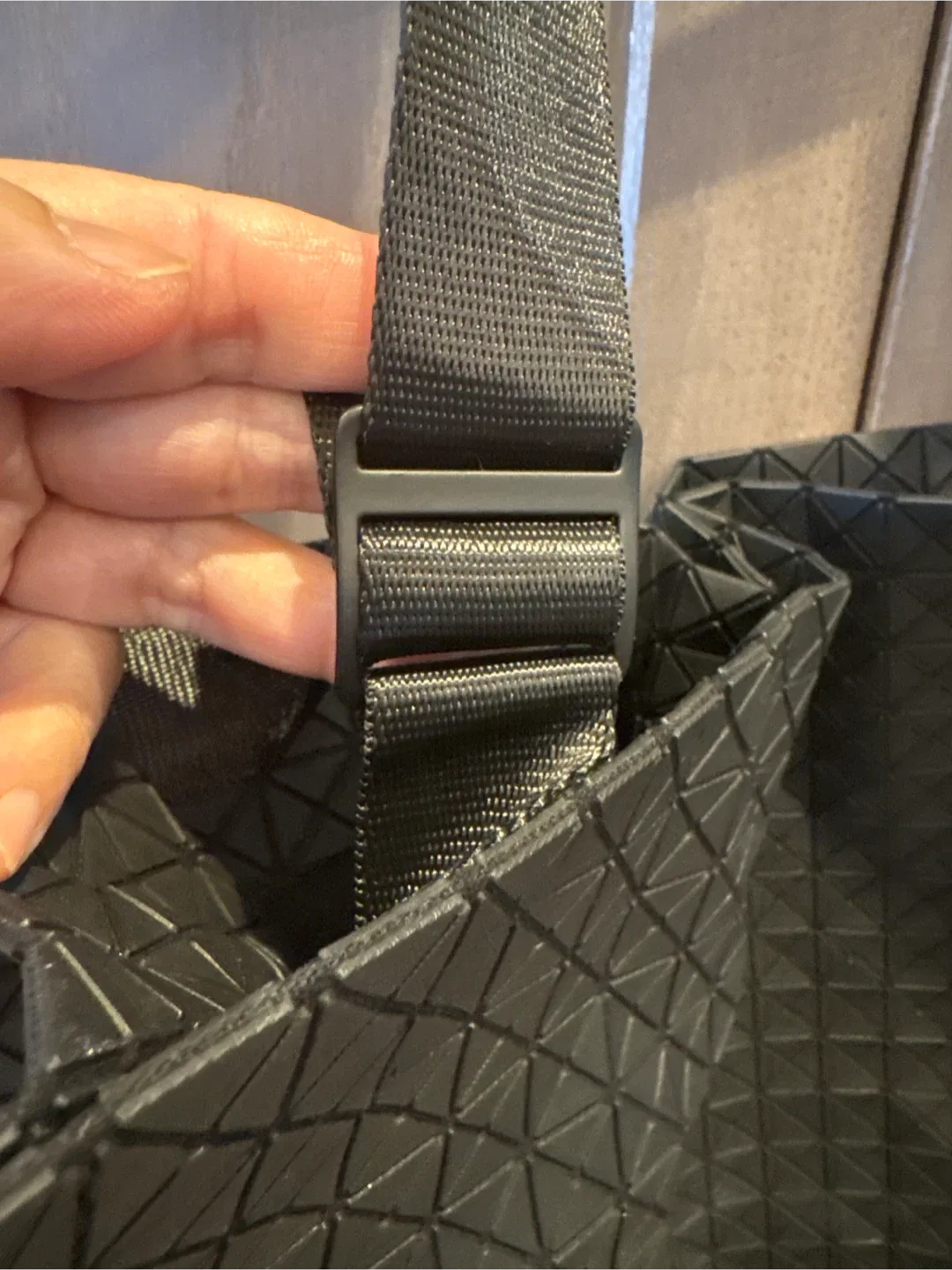 BAO BAO ISSEY MIYAKE Black Tote Bag image indicator(3)