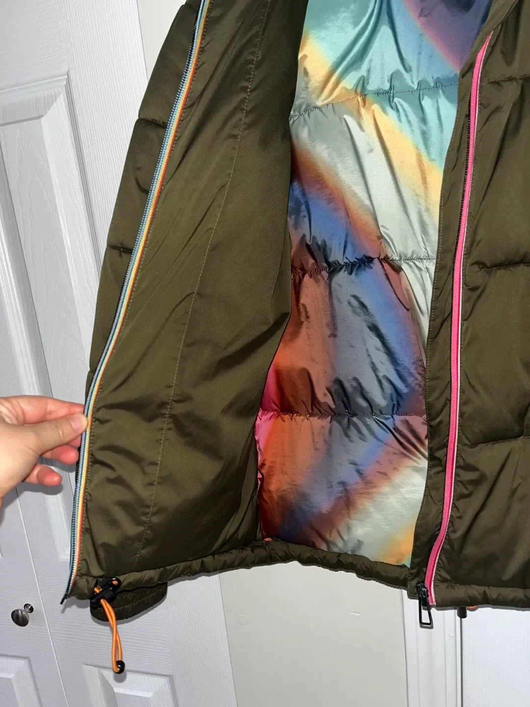 PS Paul Smith Olive Puffer Jacket image indicator(4)