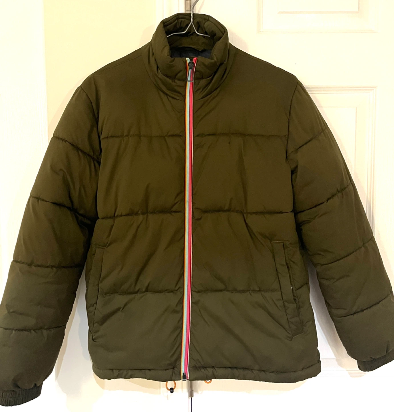 PS Paul Smith Olive Puffer Jacket