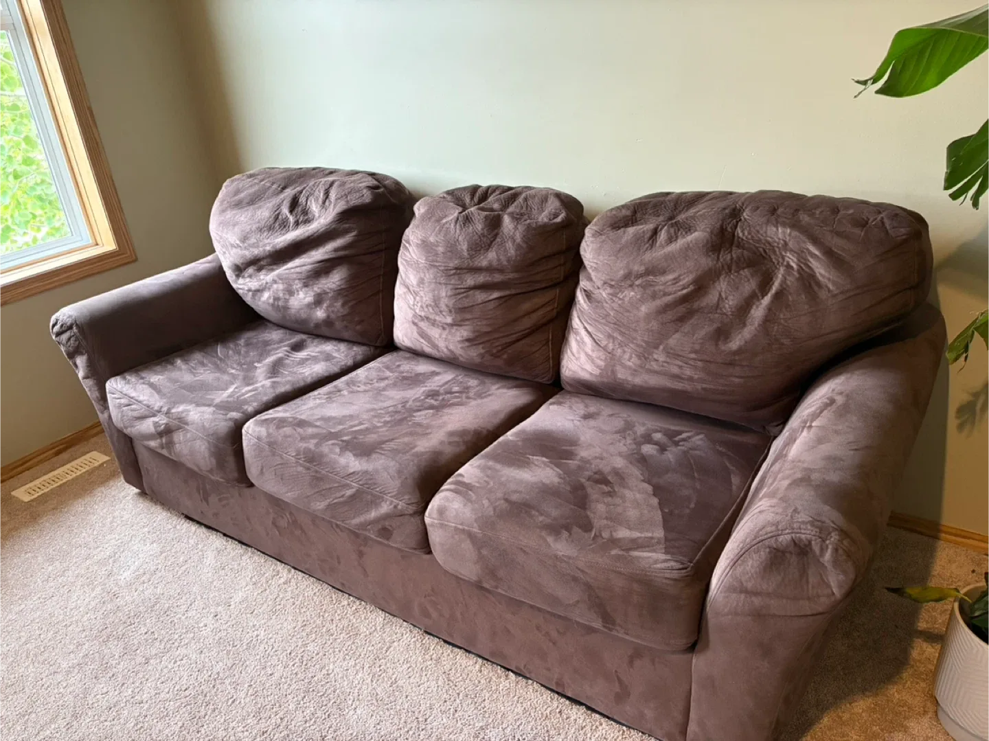 Brown 3-Seater Sofa
