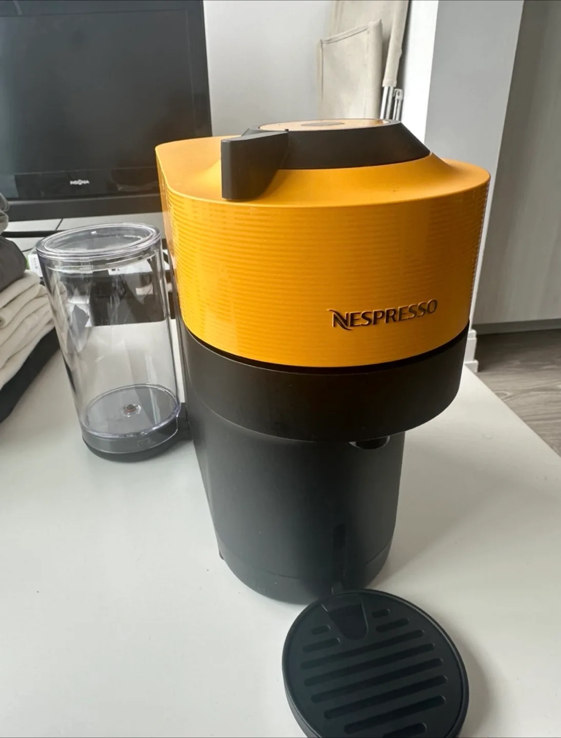 Nespresso Vertuo Pop Coffee Machine - Yellow thumbnail