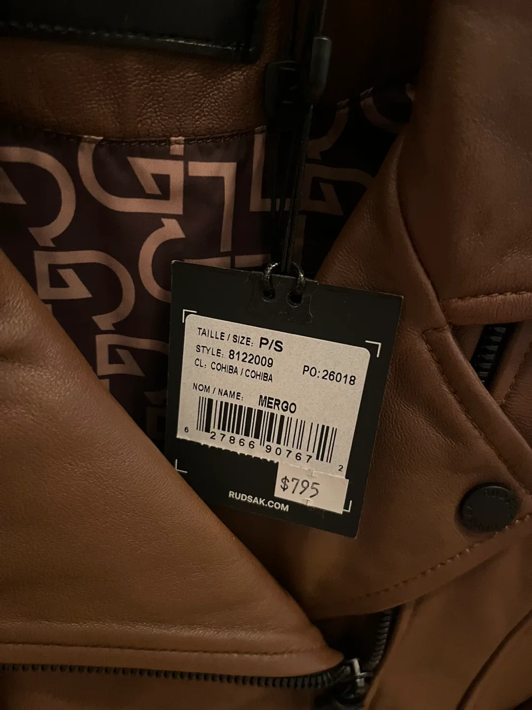 Rudsak Mergo Leather Jacket - Size P/S (Small) image indicator(2)