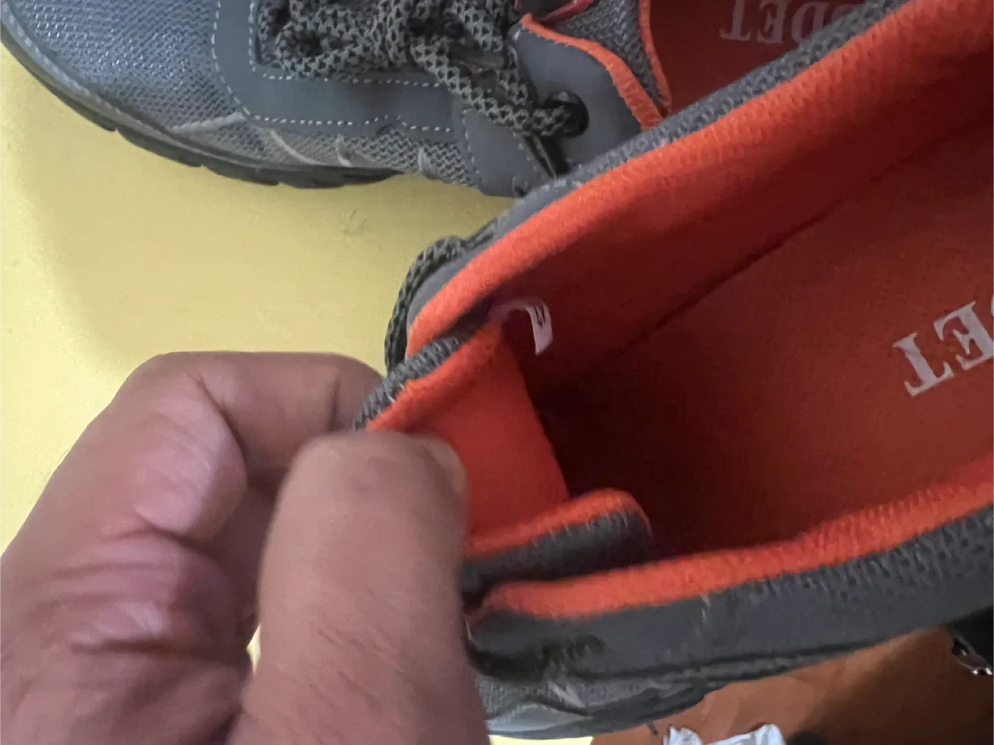 BDET Safety Shoes - Grey & Orange image indicator(5)