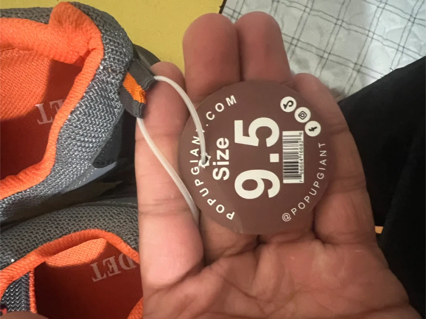 BDET Safety Shoes - Grey & Orange image indicator(7)