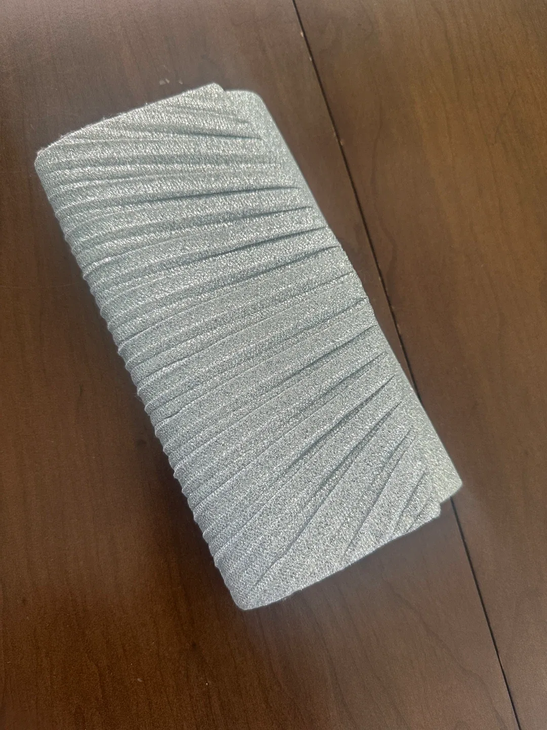 Silver Pleated Clutch image indicator(3)