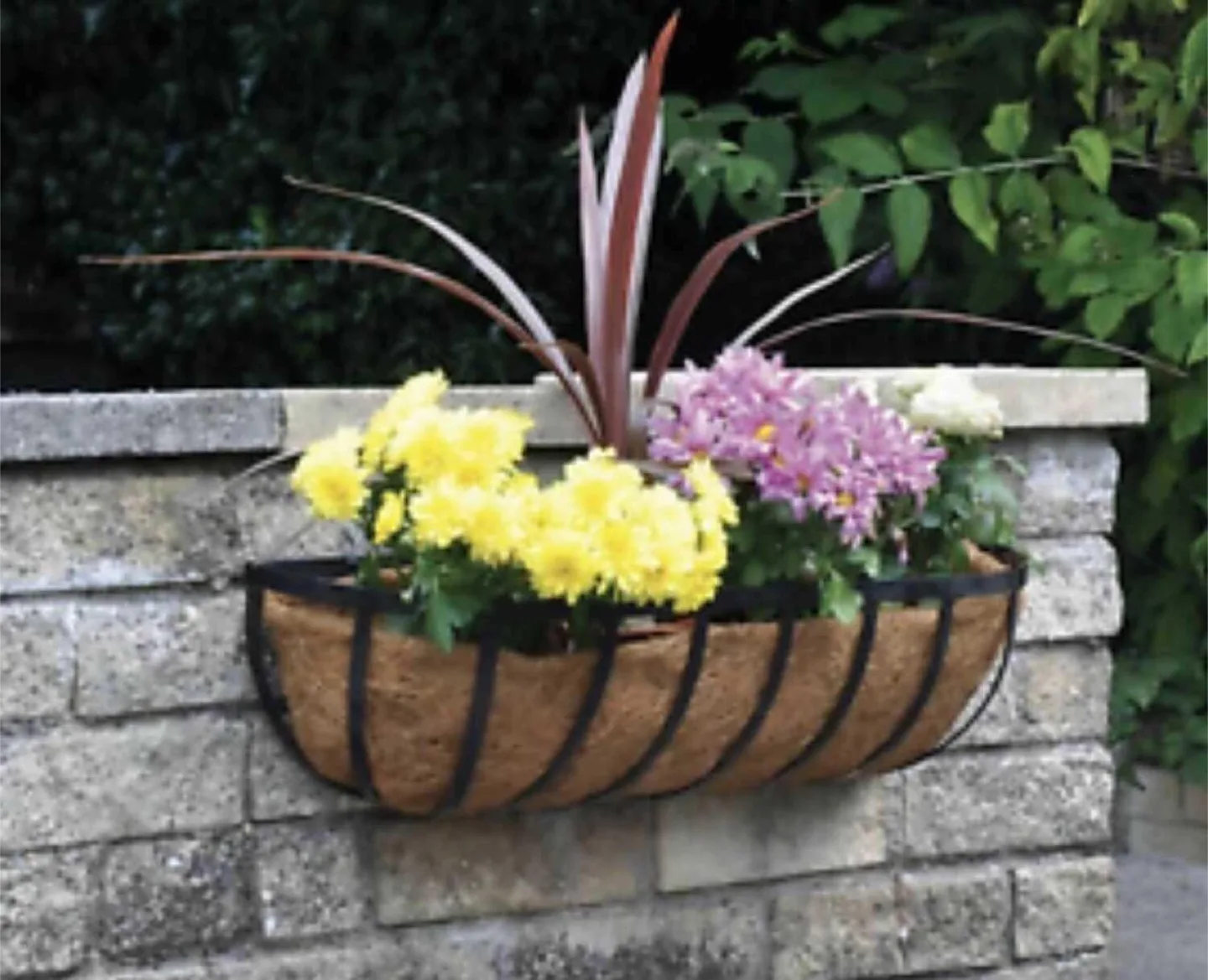 Hanging planter box (coco liner and plants not included) image indicator(4)
