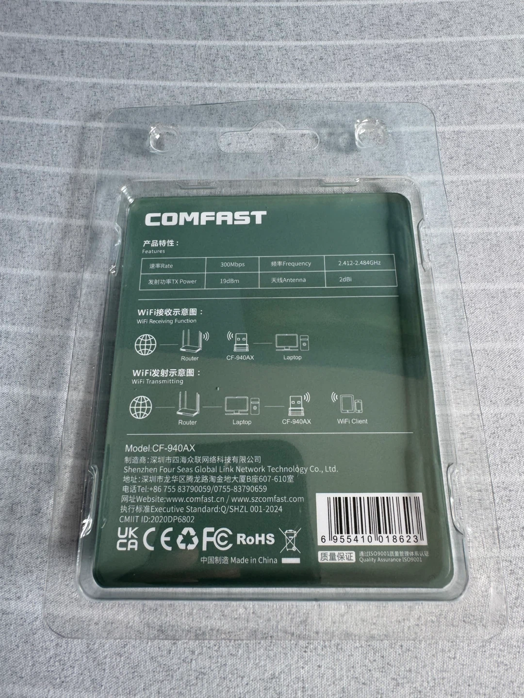Comfast WIFI 6 Usb adaptor - photo 2