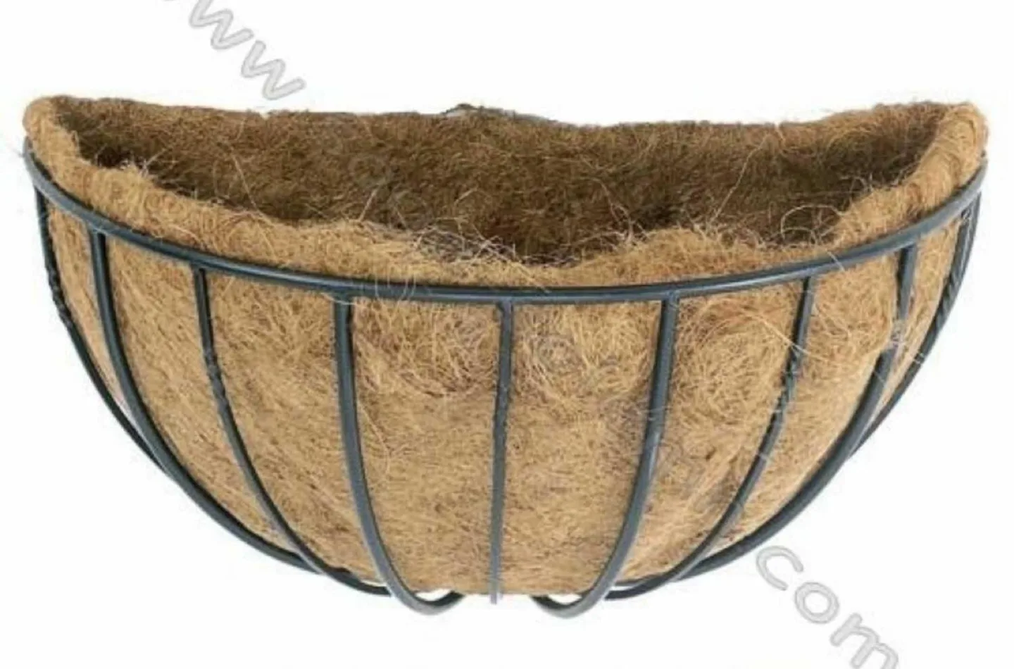 (2) Metal Wire Hanging Planters (Excellent condition) image indicator(2)