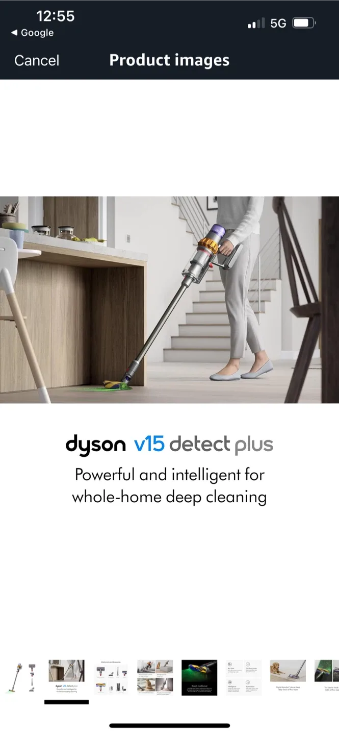 New Dyson V15 Detect Plus Cordless Vacuum image indicator(2)