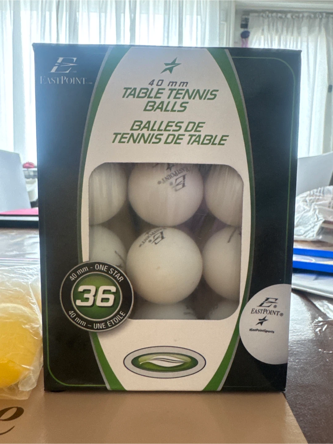 EastPoint 40mm Table Tennis Balls