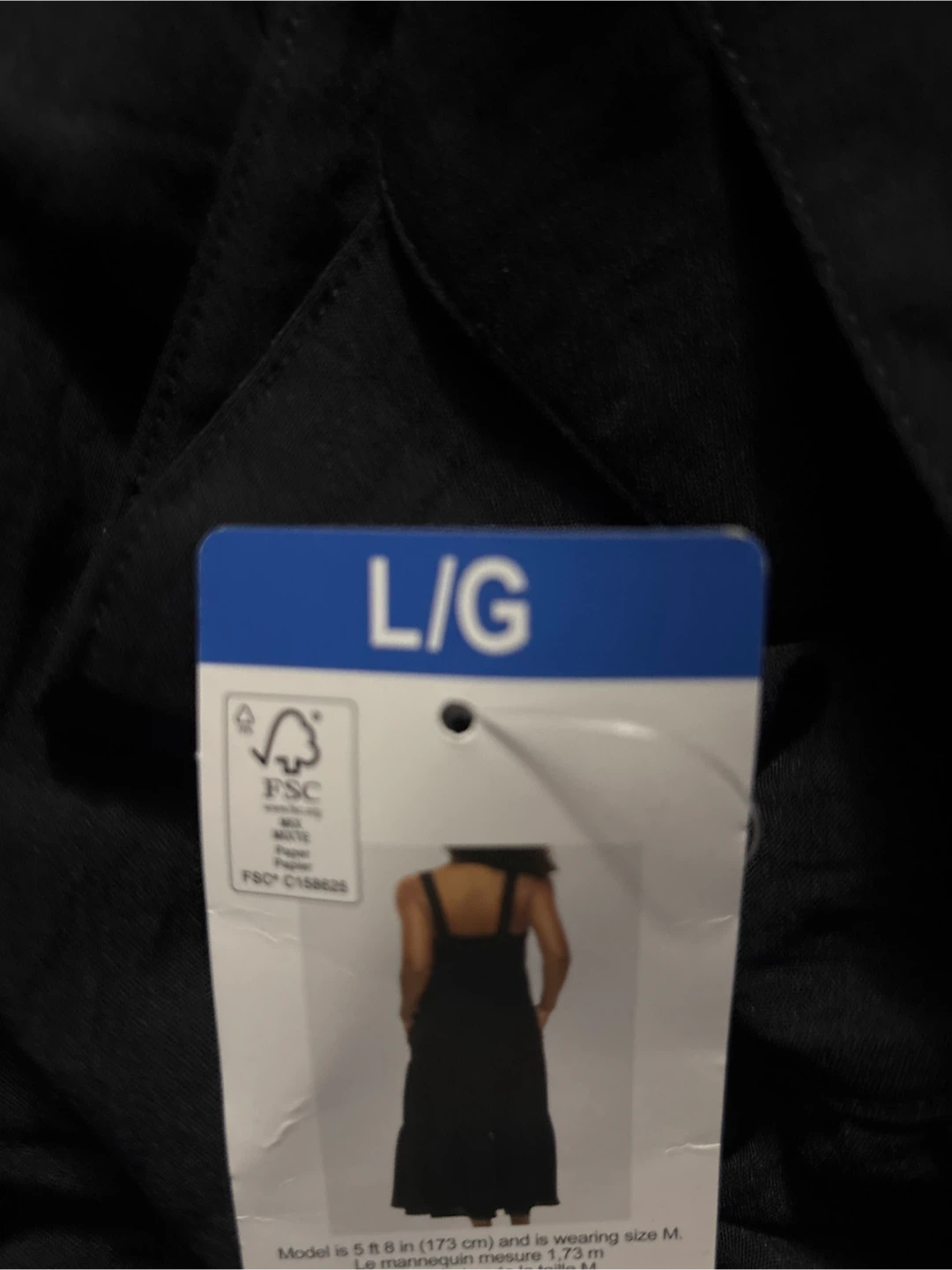 Black Bow Black Dress - Size L - photo 3