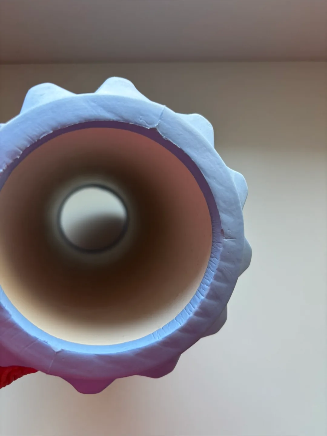 Textured Foam Roller, Blue, 12 inch image indicator(2)