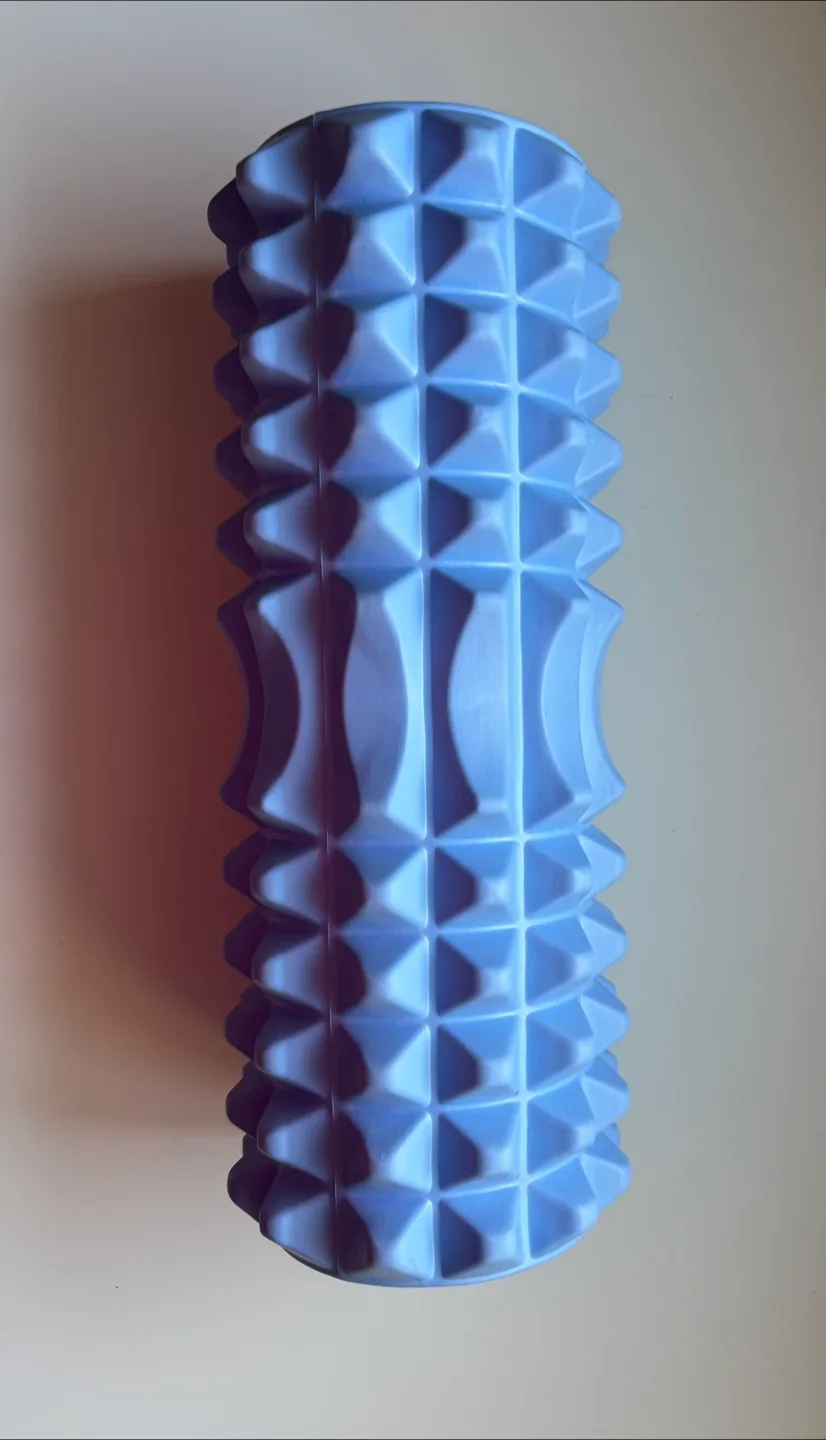 Textured Foam Roller, Blue, 12 inch image indicator(10)