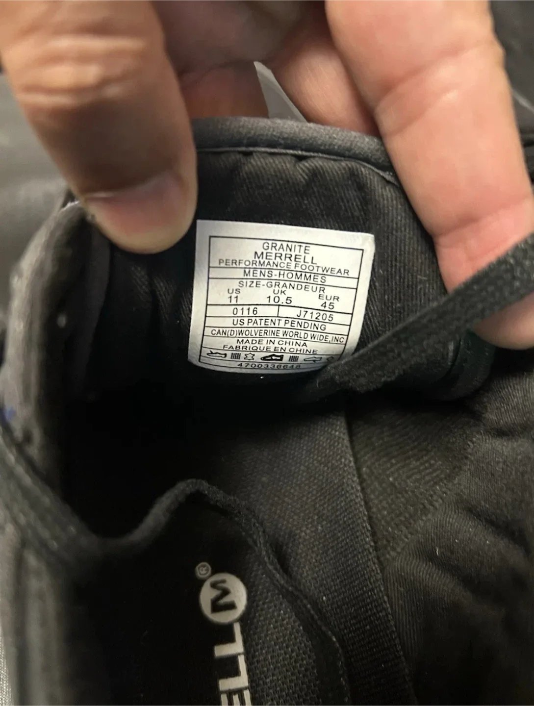 Merrell Granite Mens Size 11 Shoes image indicator(5)