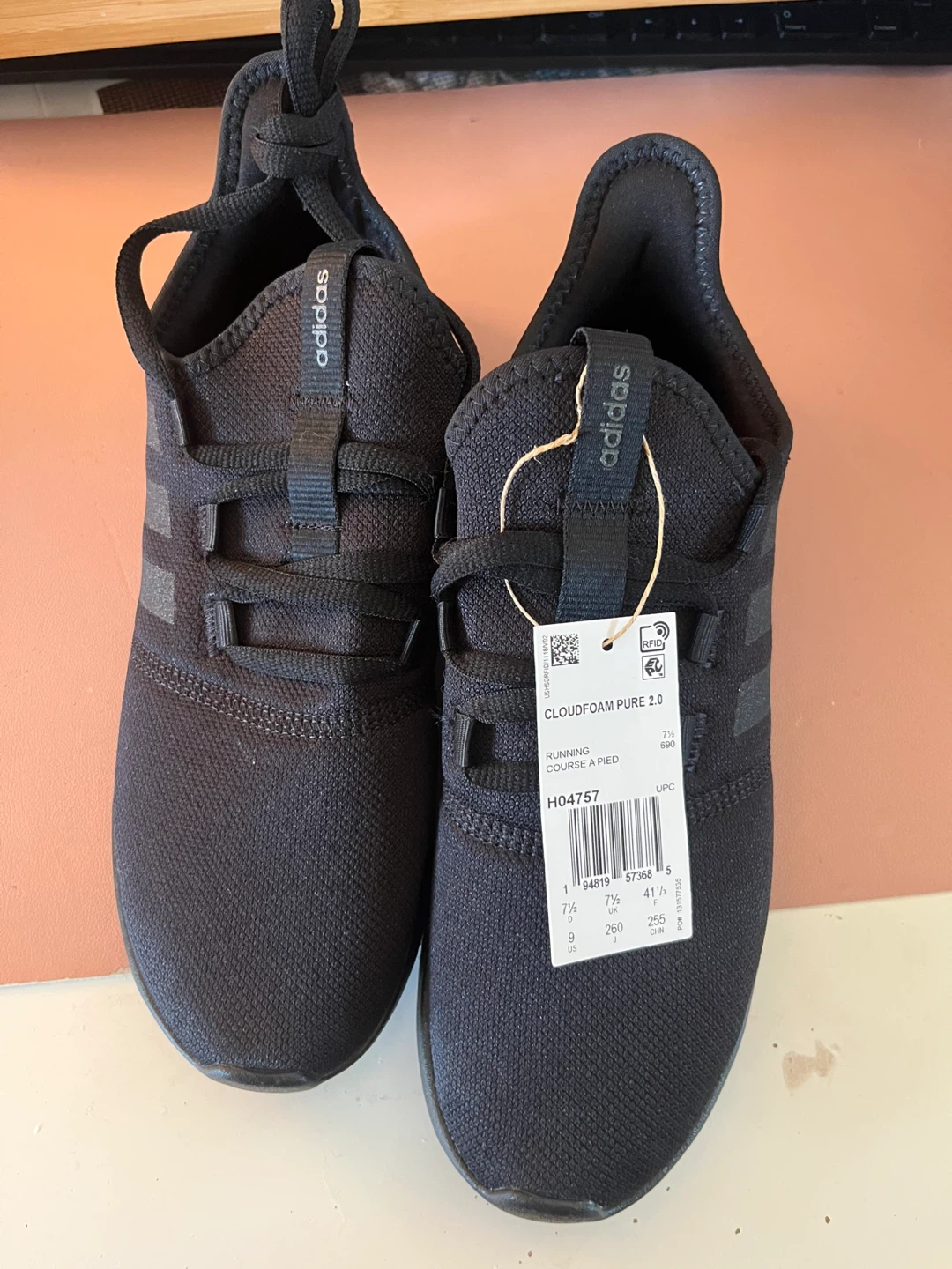 New Adidas Cloudfoam Pure 2.0 Running Shoes - Size 7.5
