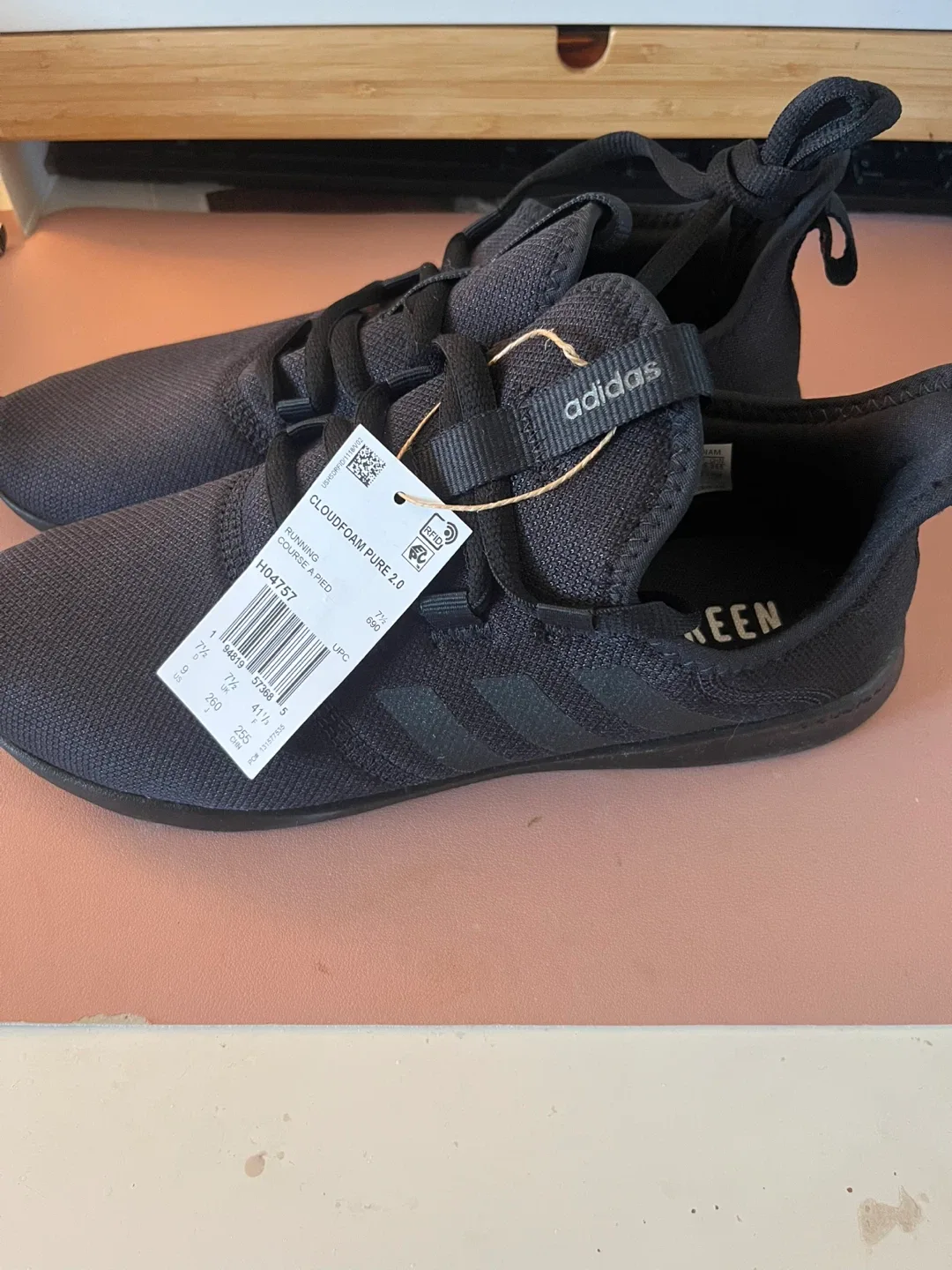 New Adidas Cloudfoam Pure 2.0 Running Shoes - Size 7.5 image indicator(2)