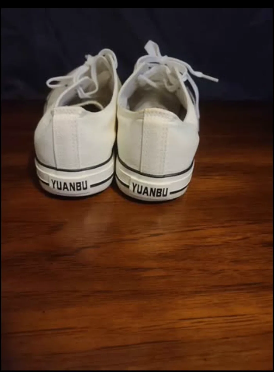 Yuanbu White Canvas Sneakers image indicator(4)
