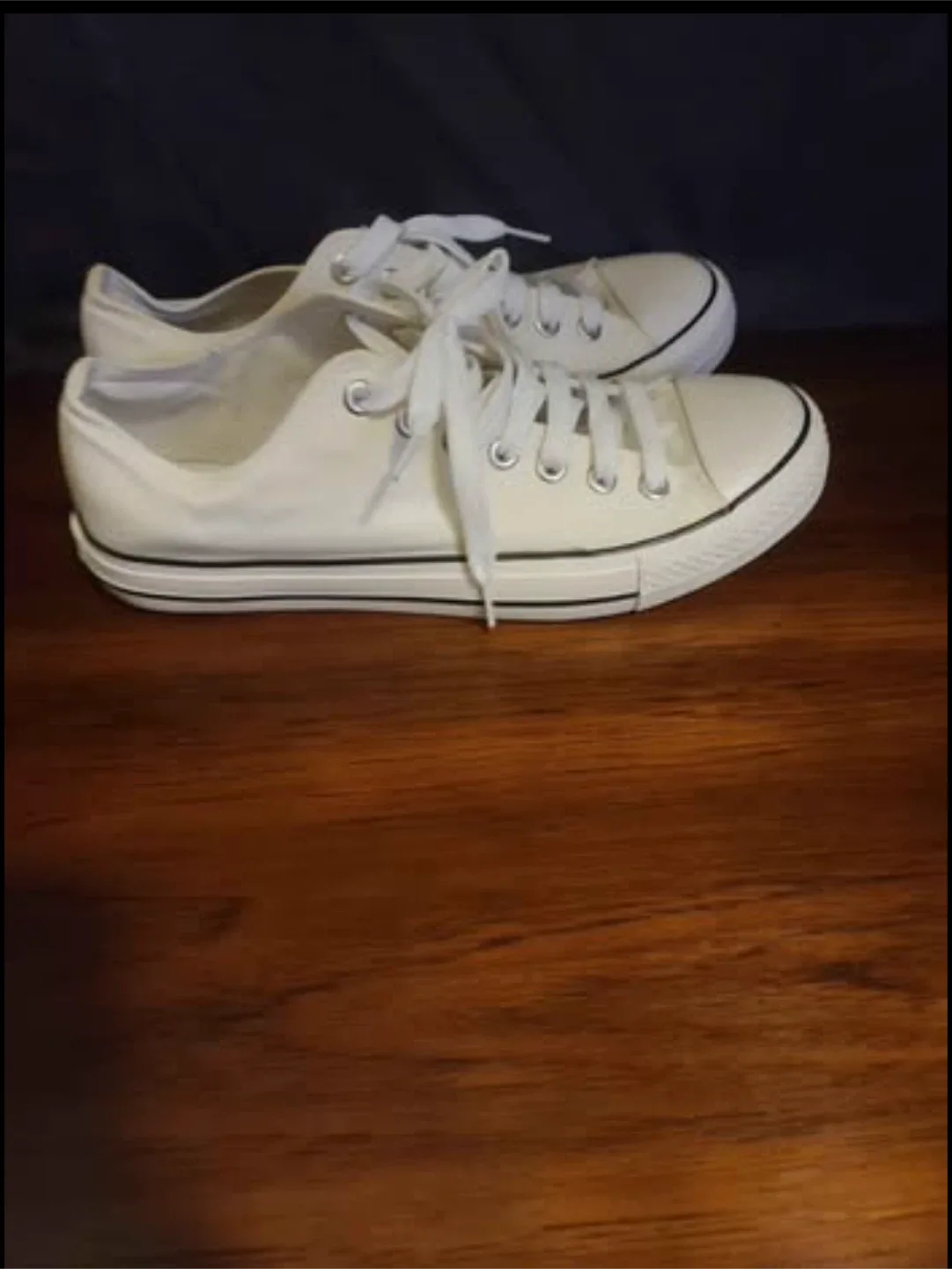 Yuanbu White Canvas Sneakers image indicator(5)