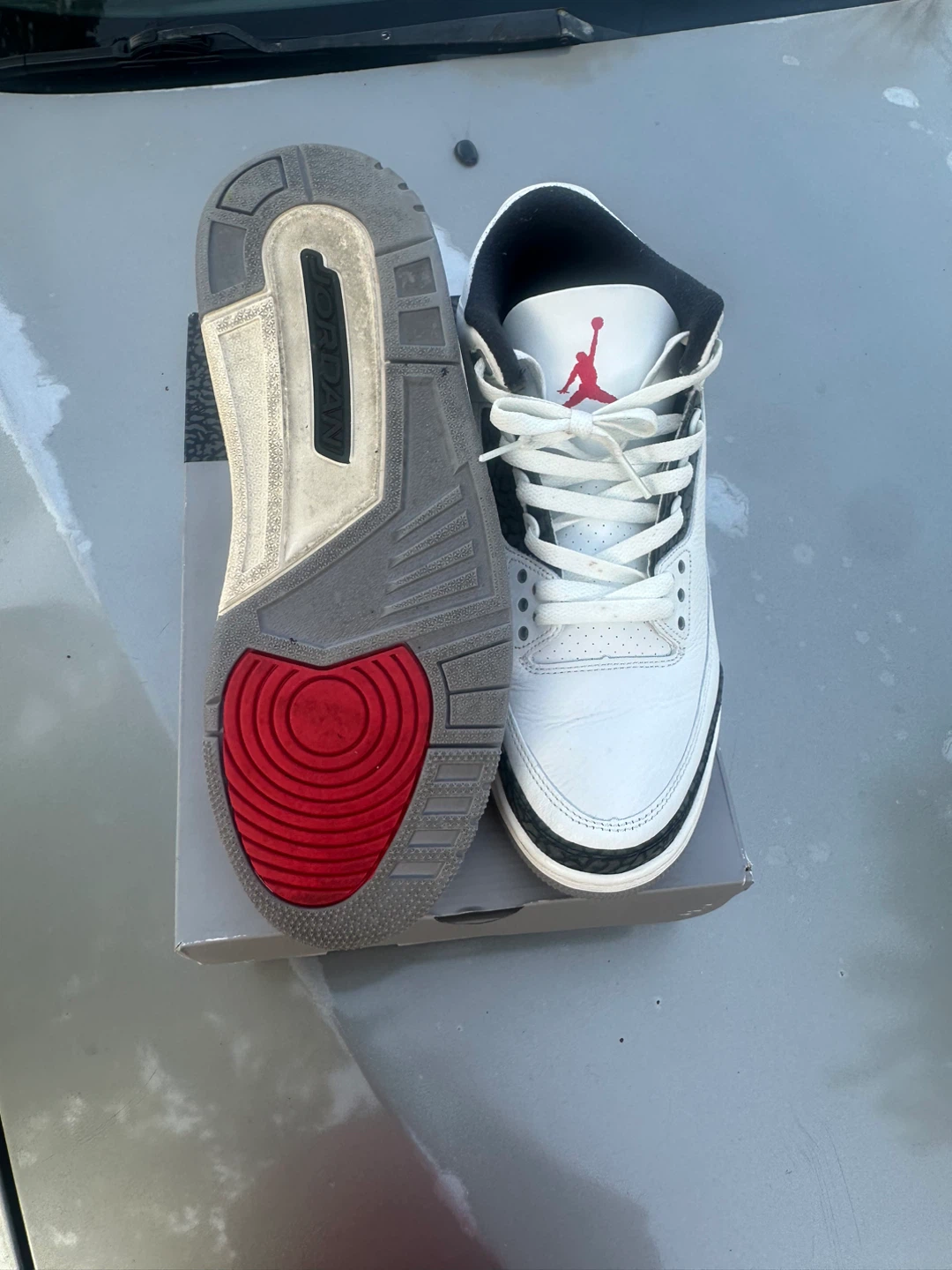 Air Jordan 3 Retro White Cement - photo 3