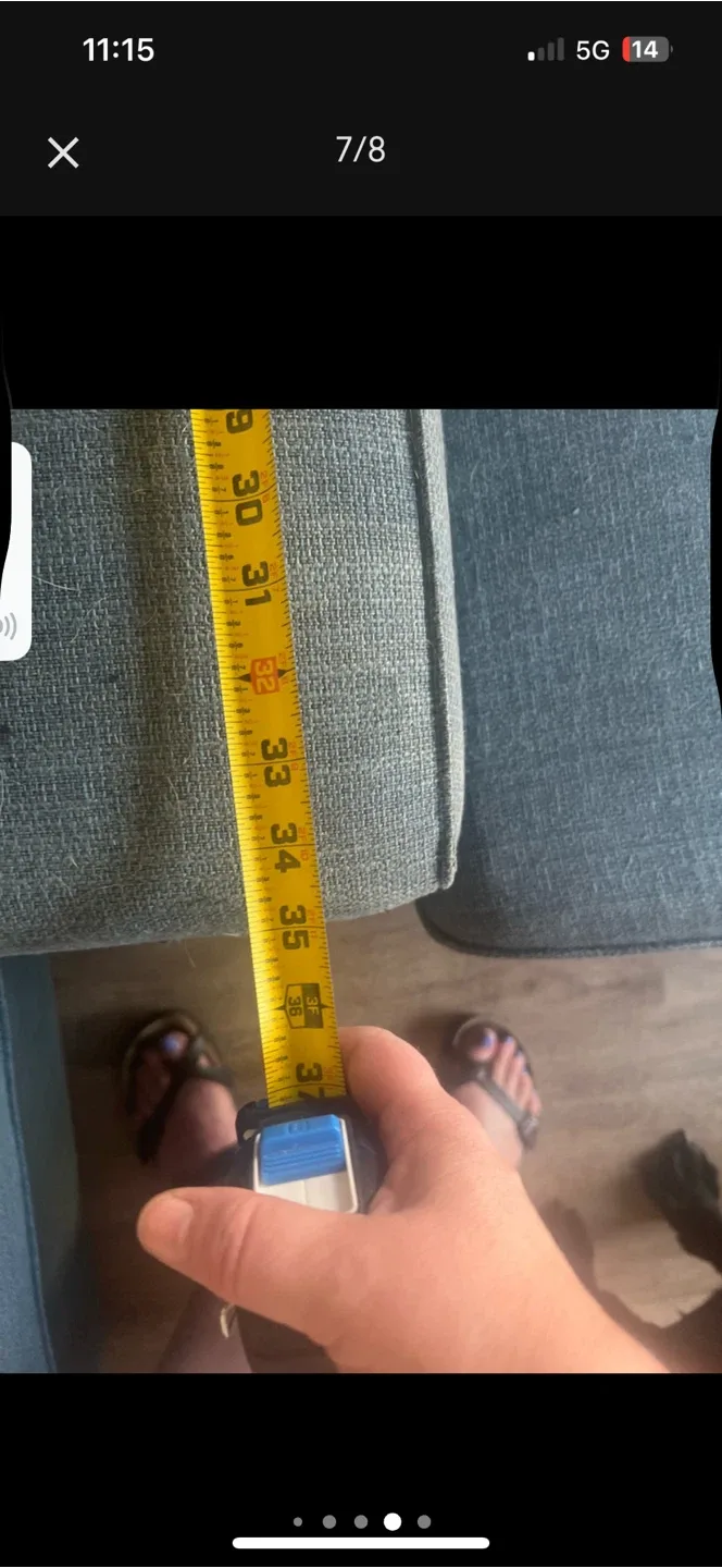 Large Blue Sectional Sofa image indicator(7)