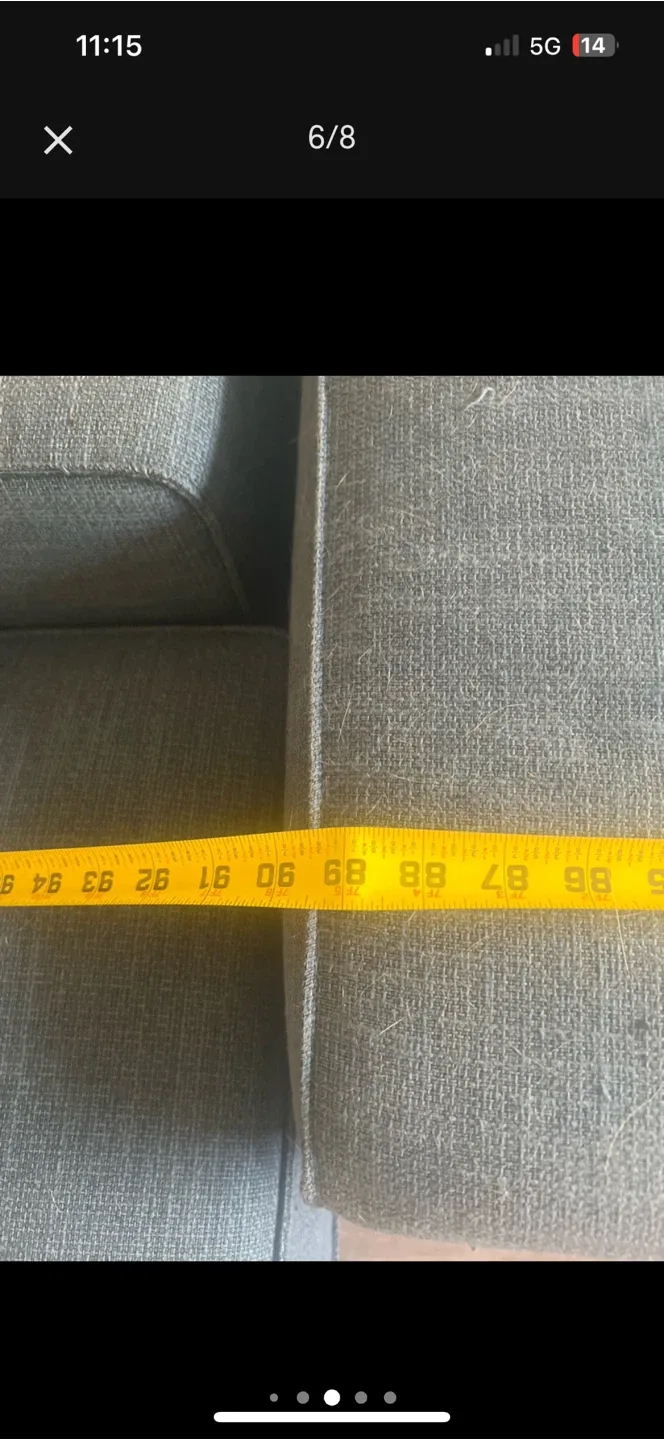 Large Blue Sectional Sofa image indicator(6)