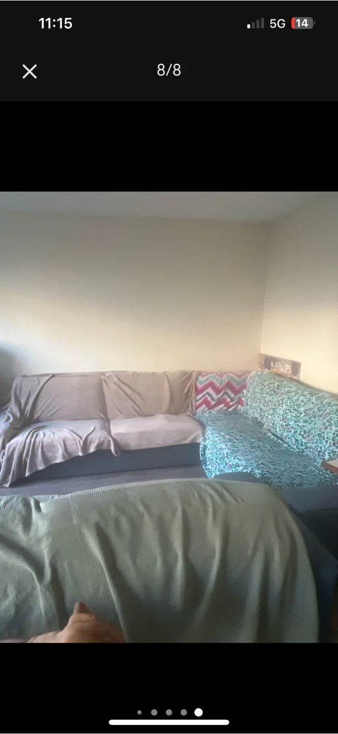 Large Blue Sectional Sofa image indicator(8)