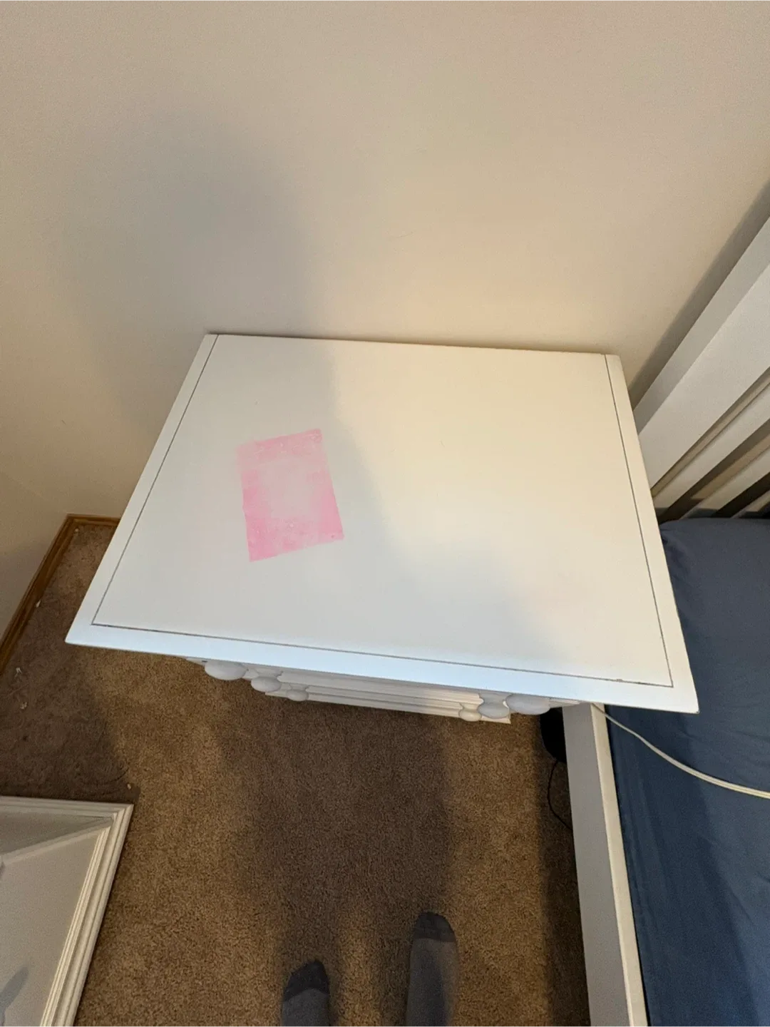 White Dresser and Bed Frame Set image indicator(9)