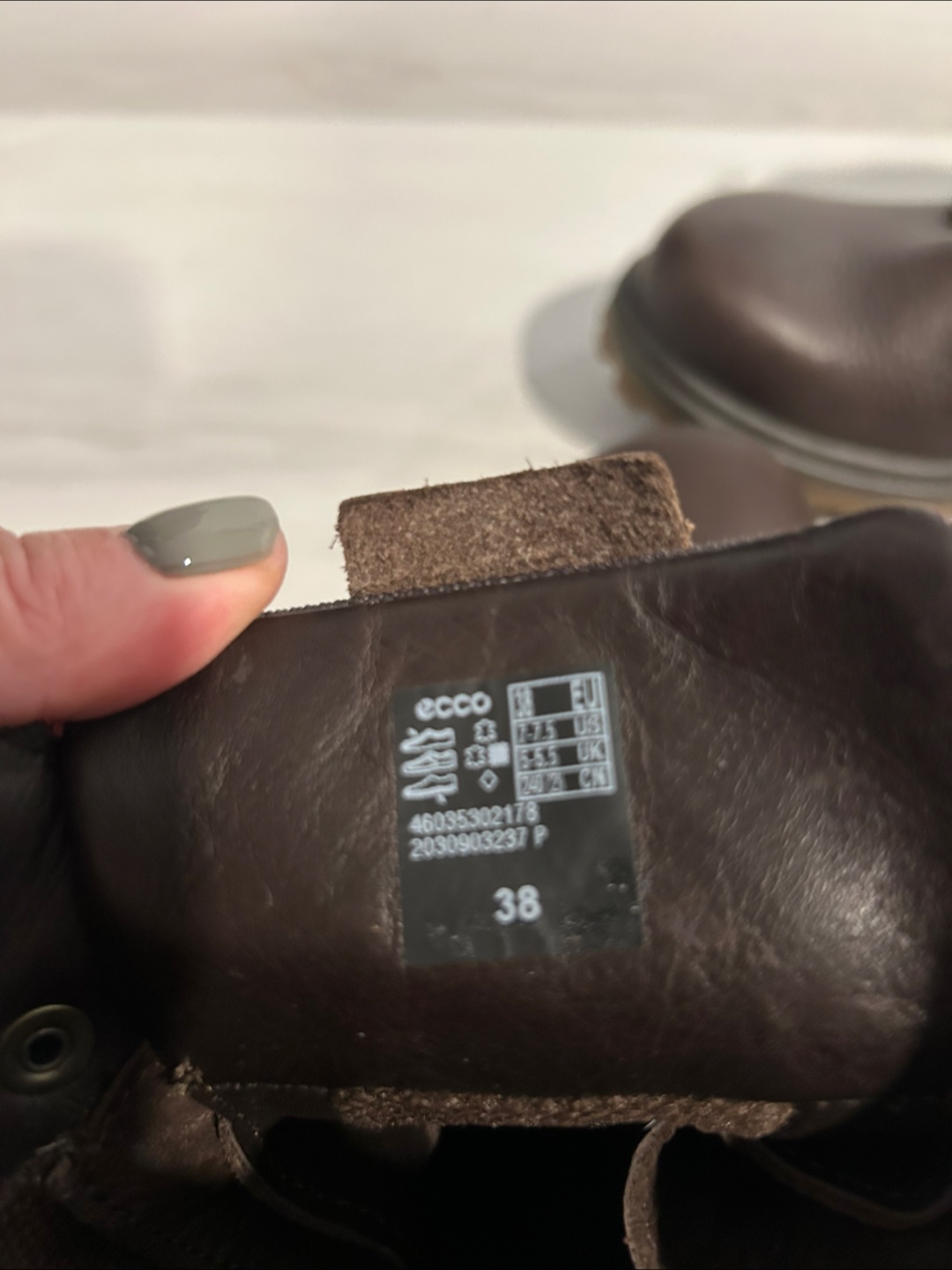 Ecco Brown Leather Ankle Boots - Size 7.5 US - photo 5