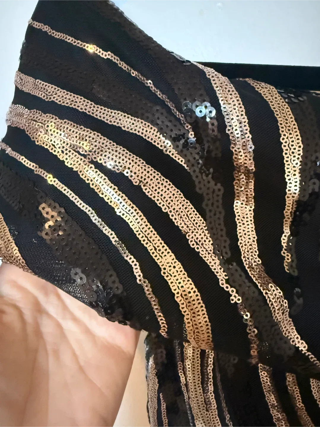 YaYa&Co. Sequin Off Shoulder Midi Dress - Size S image indicator(4)