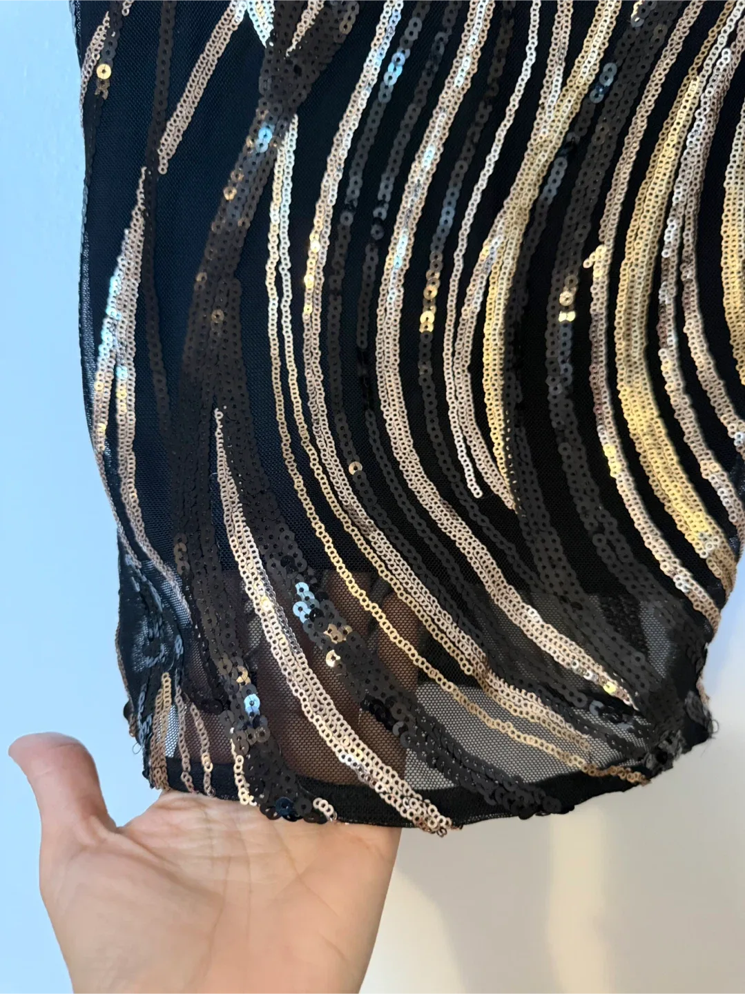 YaYa&Co. Sequin Off Shoulder Midi Dress - Size S image indicator(5)