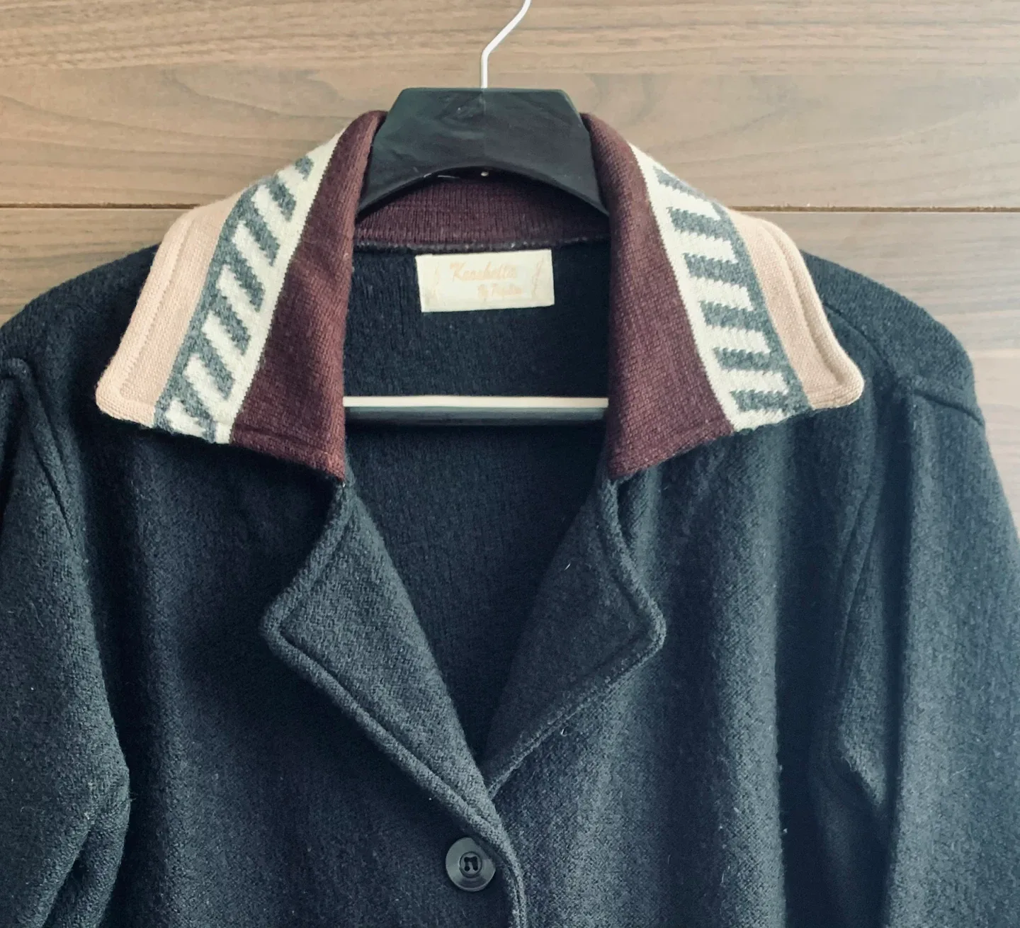 Vintage Wool Black Jacket image indicator(2)