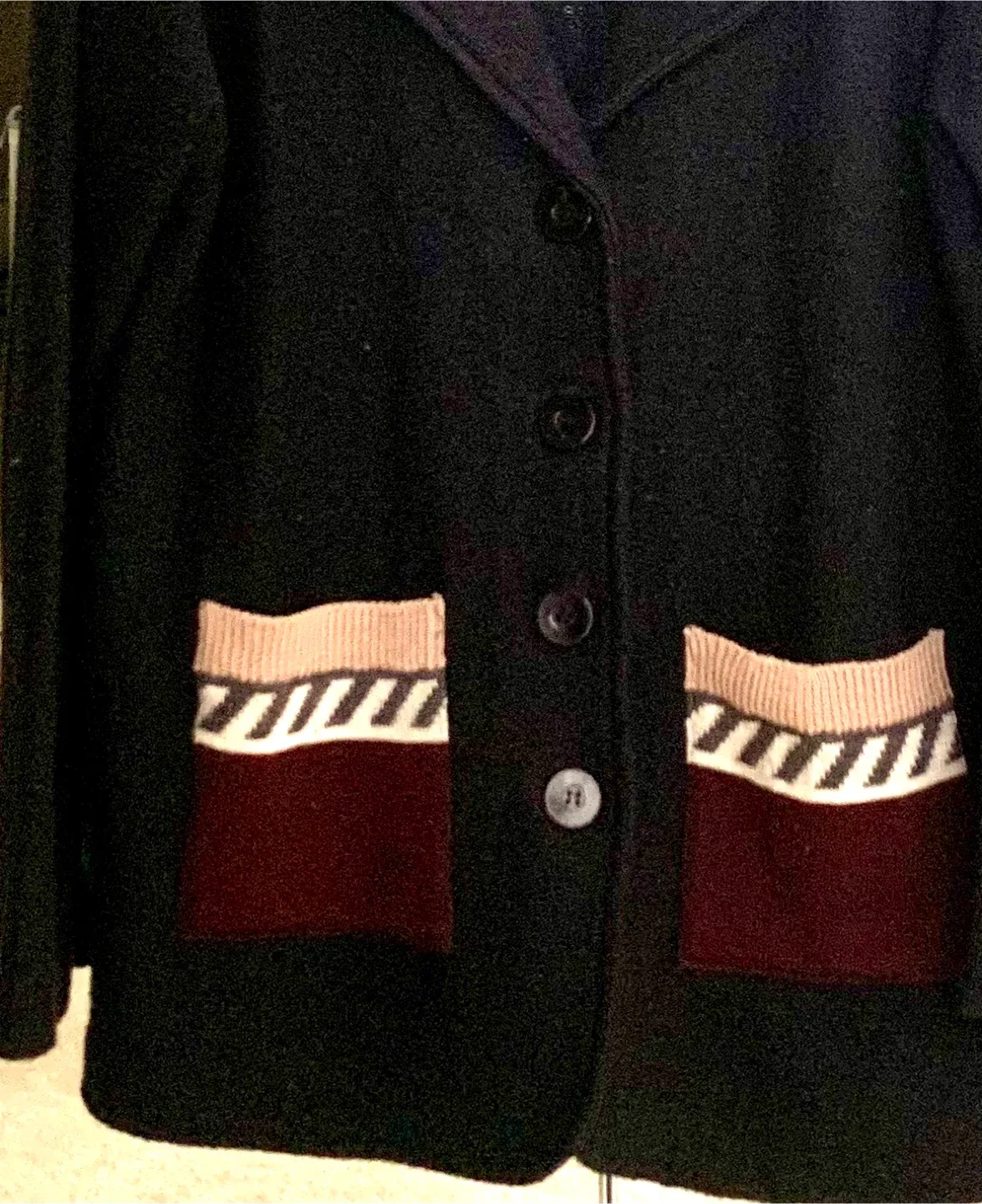 Vintage Wool Black Jacket image indicator(3)