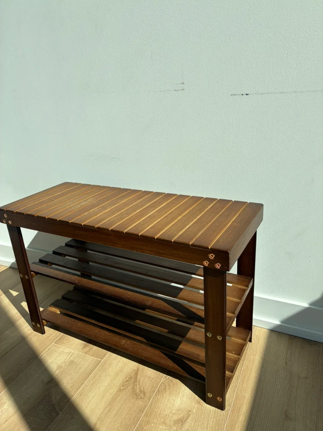 Wooden Shoe Rack Bench image indicator(3)