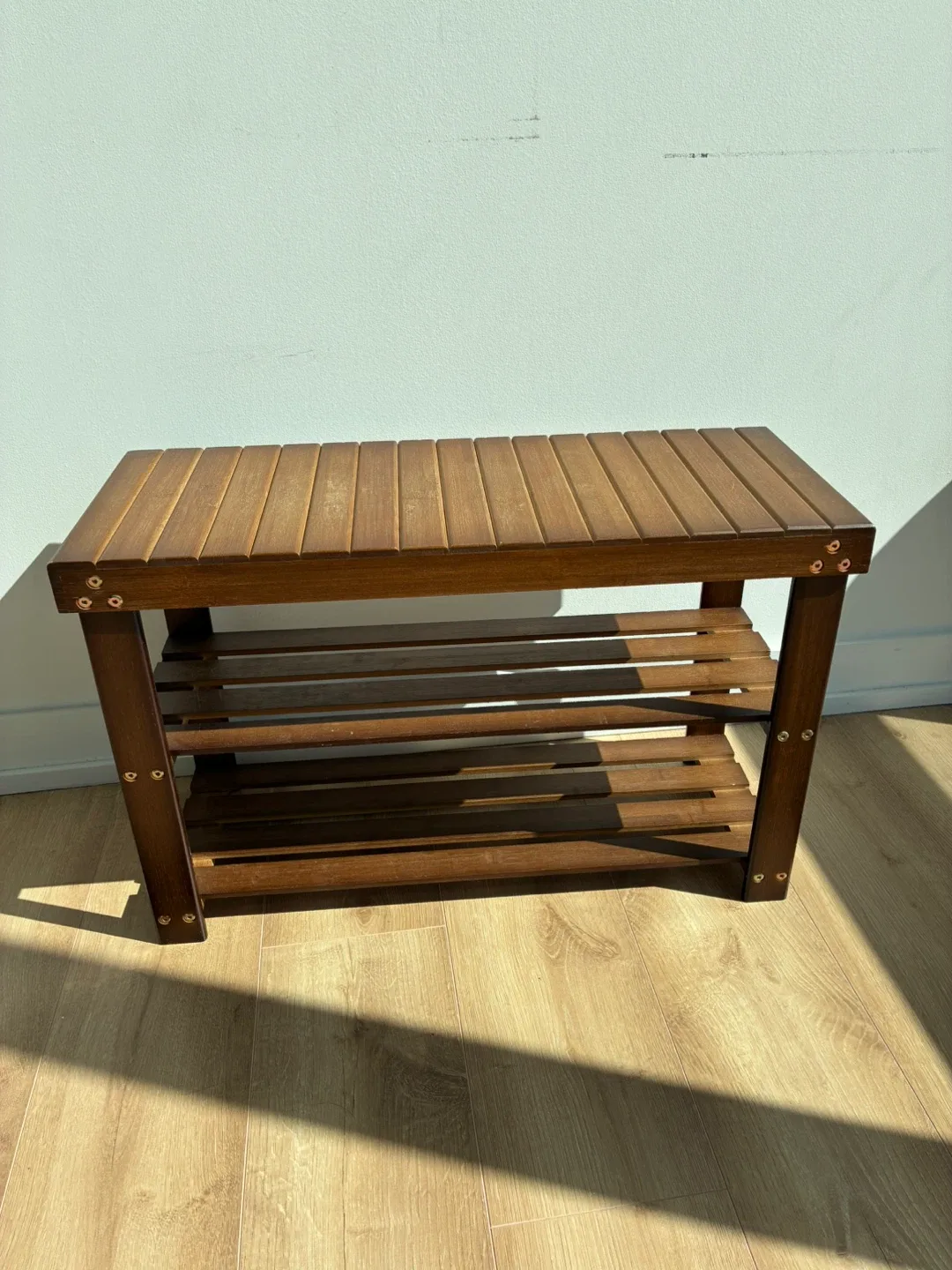 Wooden Shoe Rack Bench thumbnail