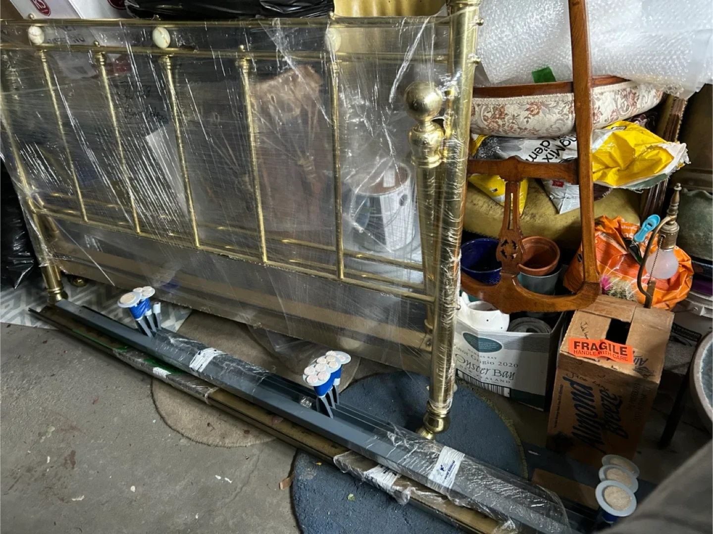 Brass Coloured Bed Frame image indicator(2)