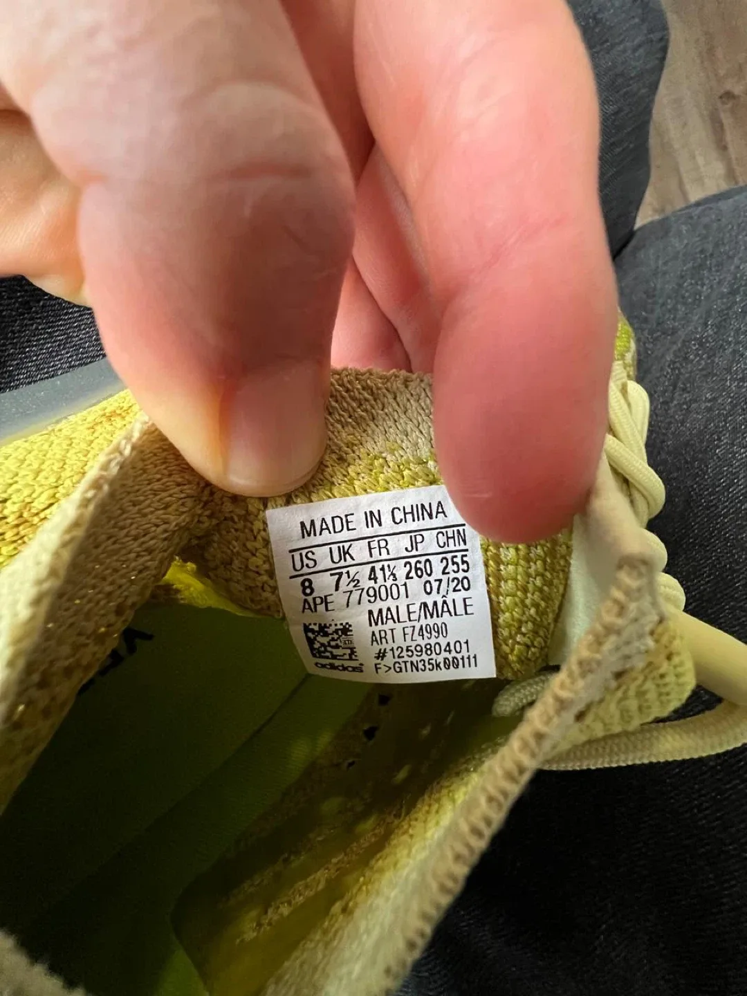 Yeezy unisex Boost 380 “Hylte Yellow” image indicator(3)