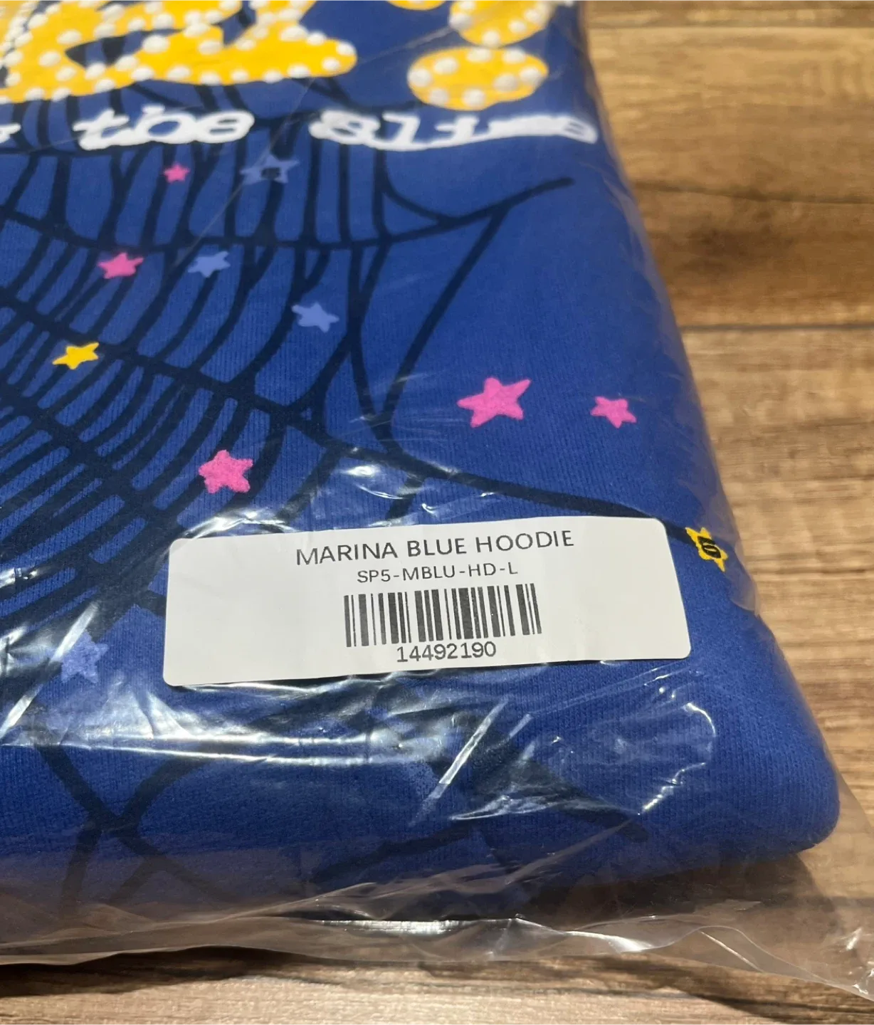 Sp5der Blue Hoodie image indicator(5)