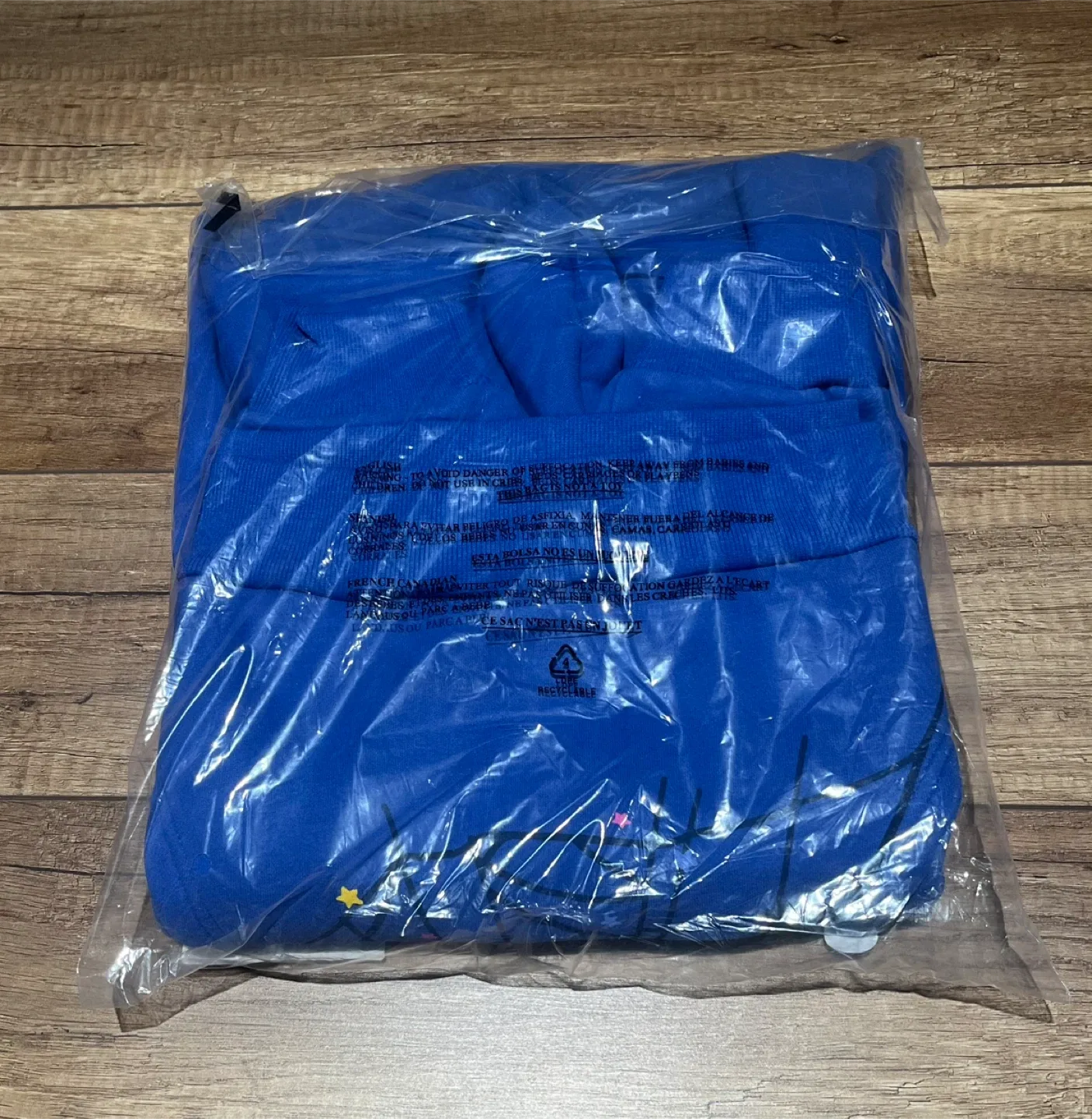 Sp5der Blue Hoodie image indicator(4)