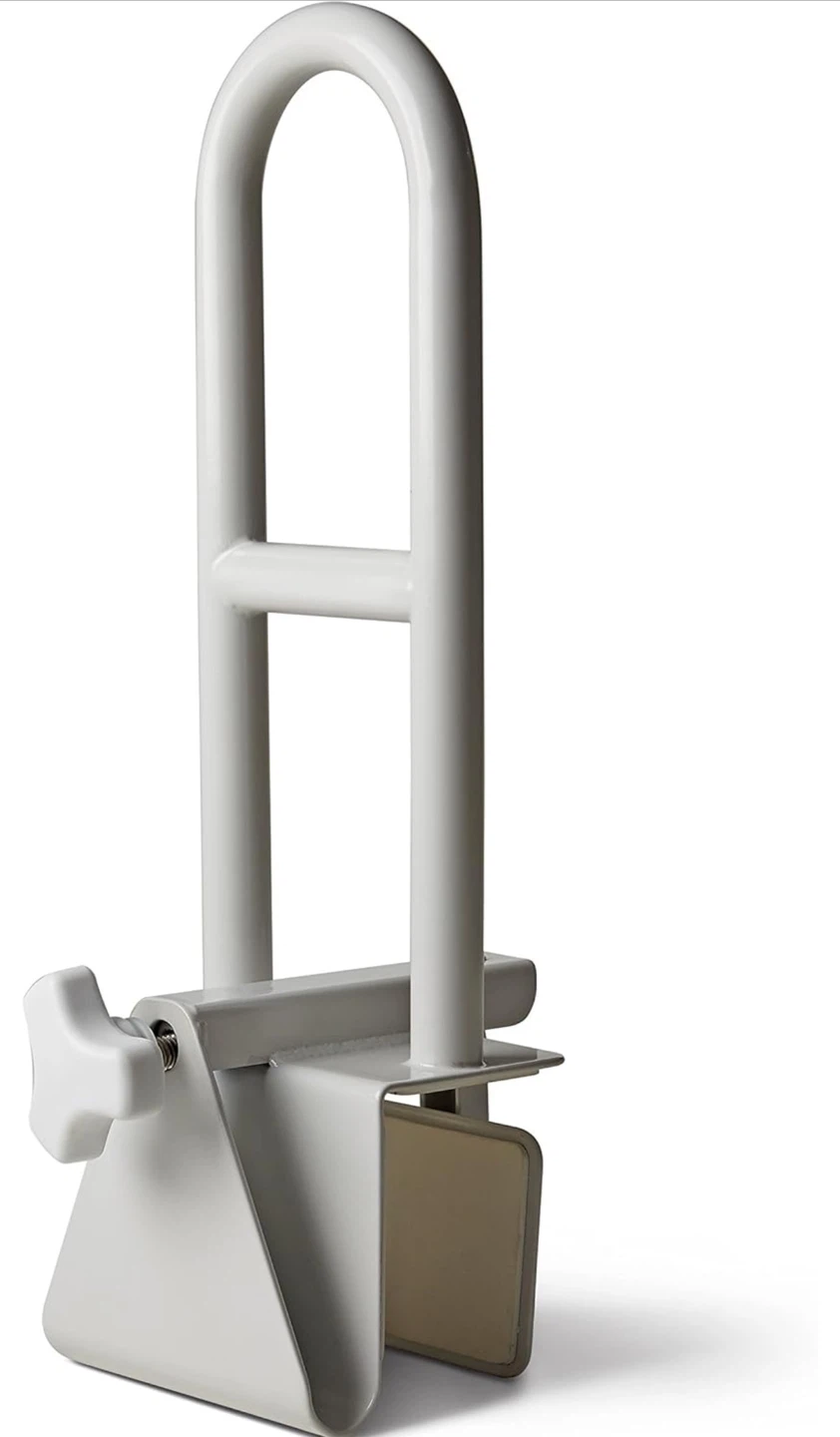 Adjustable Tub Grab Bar - White - photo 2