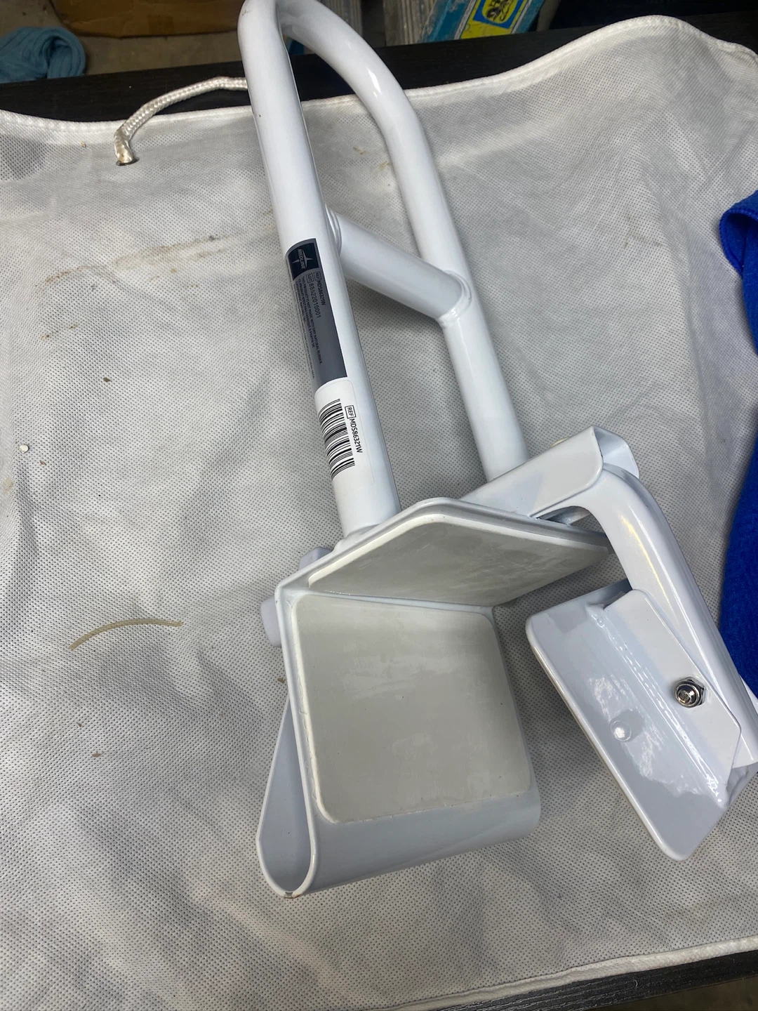 Adjustable Tub Grab Bar - White - photo 4