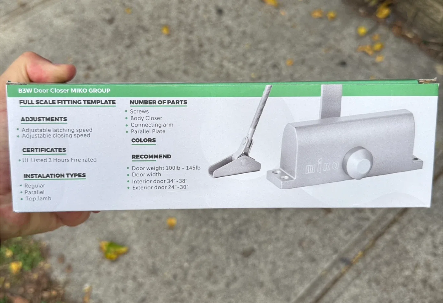 New Miko Group B3W Door Closer image indicator(3)