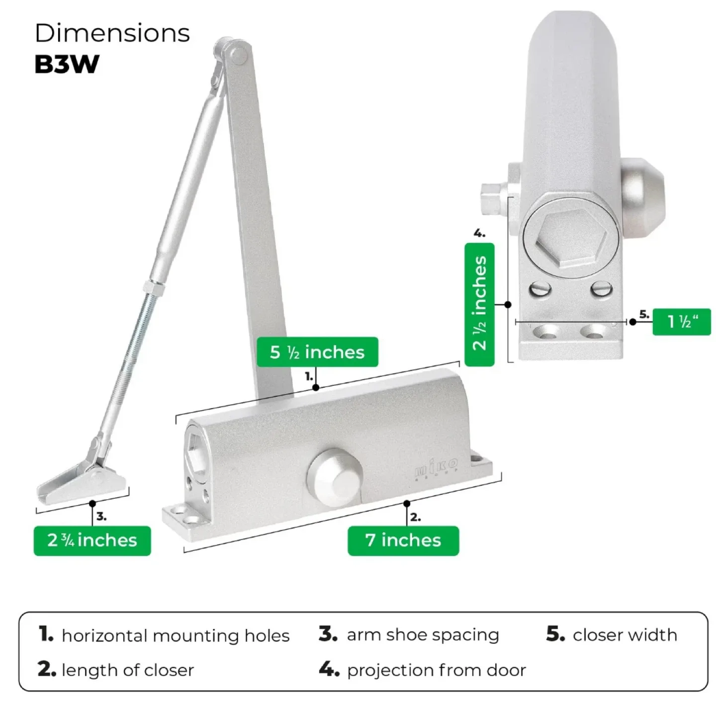 New Miko Group B3W Door Closer image indicator(6)