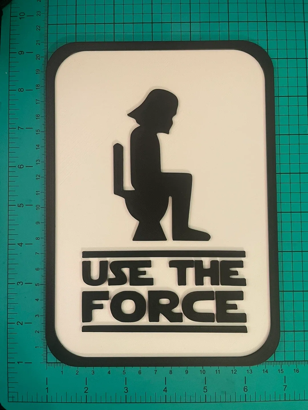 Star Wars 'Use the Force' Bathroom Sign image indicator(3)