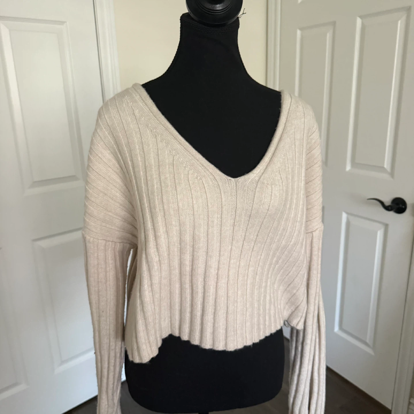 Cream sweater