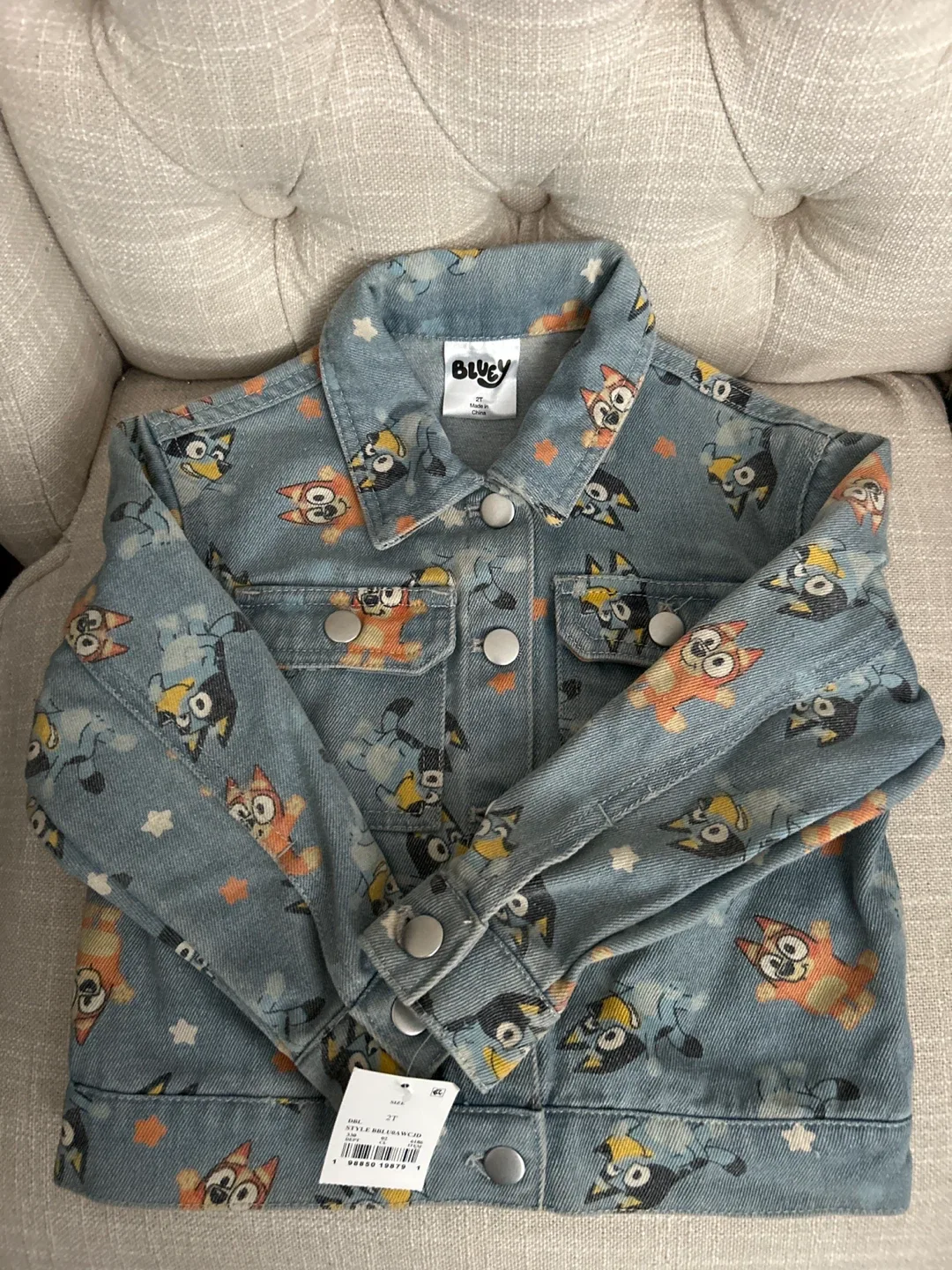 BNWT- Bluey Denim Jacket - Size 2 thumbnail